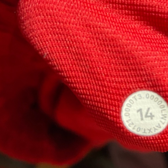 Lululemon Athletica Bold Red Athletic Shorts - Picture 6 of 6